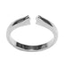 14KW Half Round Ring Shanks with Curved Ends-Fits Round High Tapered Bezels - Otto Frei