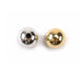 14KY Round Shiny Heavyweight Gold Bead with Two Holes - Otto Frei