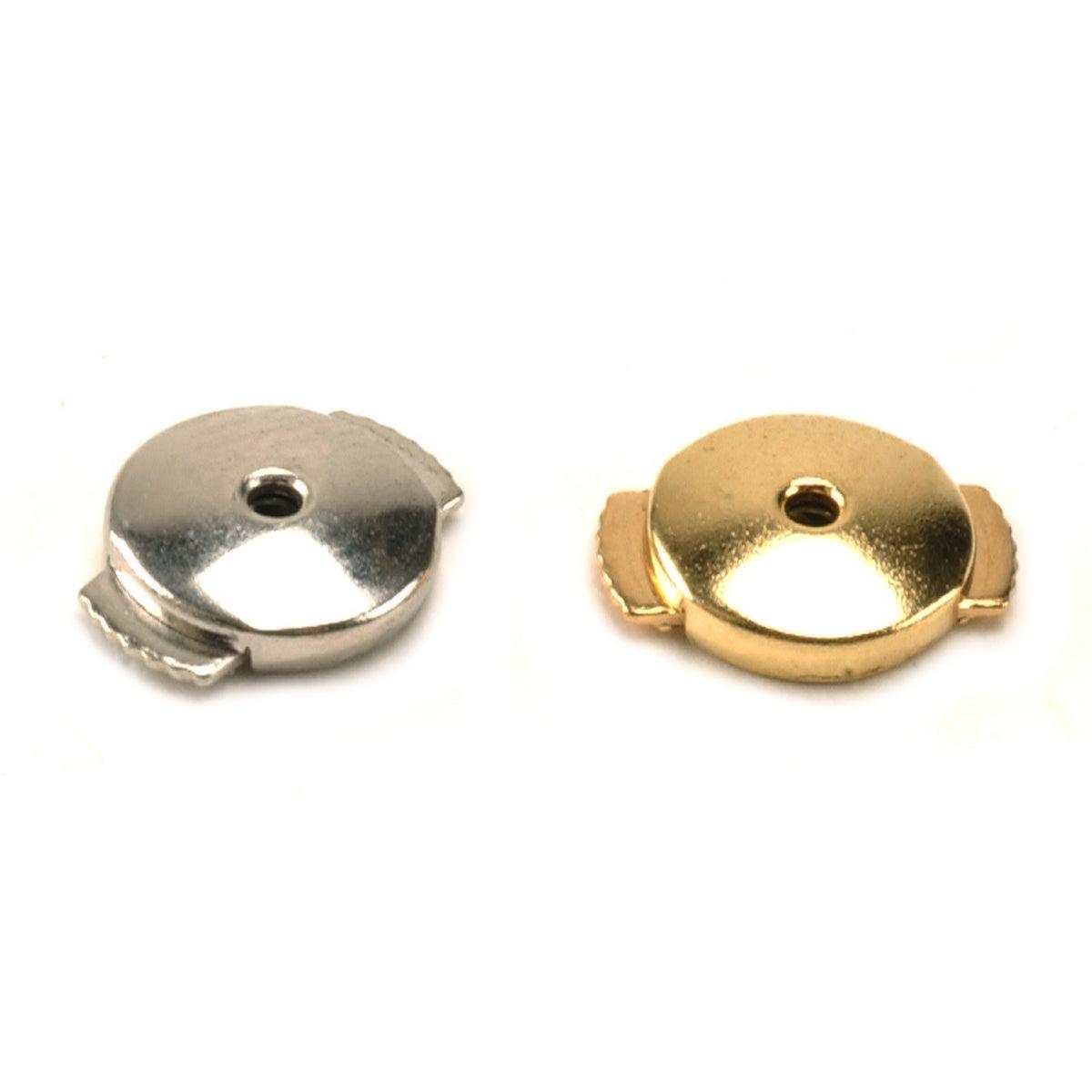 Ottofrei Platinum Earring Screw Back Replacement Lock And Secure