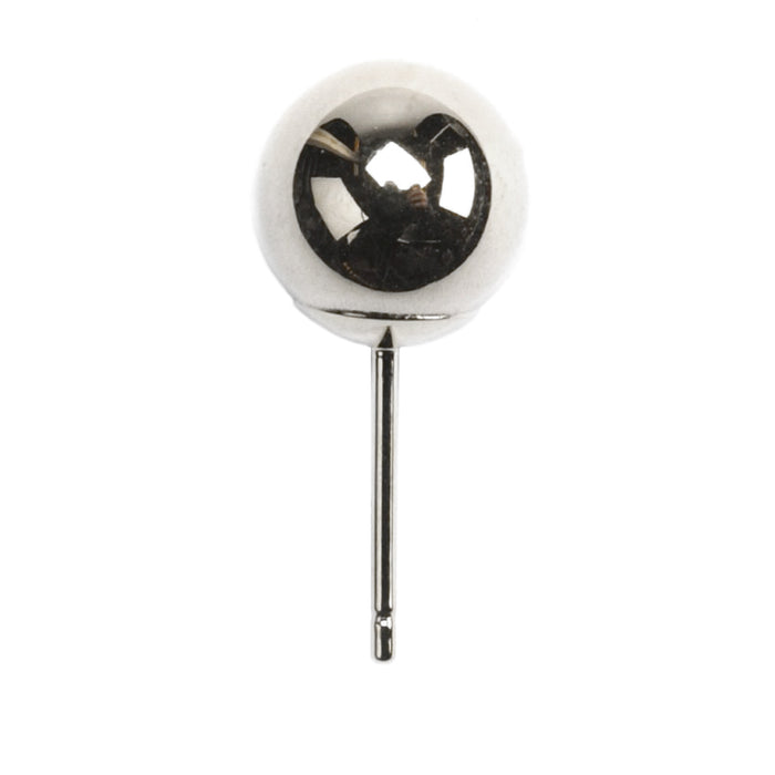14KW 7mm Ball Earring Post Only .026 x .375"