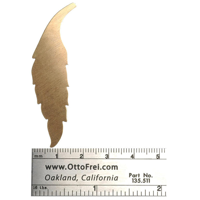 24 Gauge Feather 45mm x 15mm Pack of 6 - Otto Frei