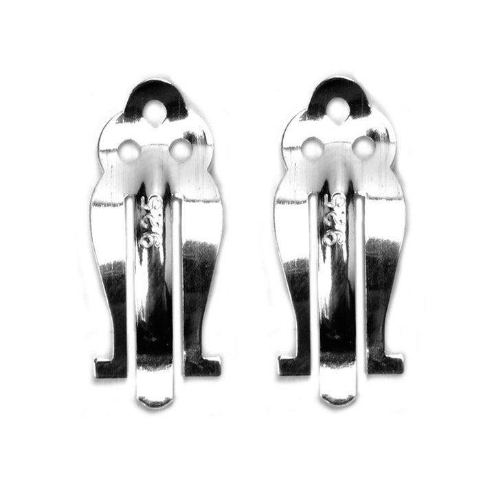 Pack of 2-Sterling Silver Ear Clip Heavy Lever Only