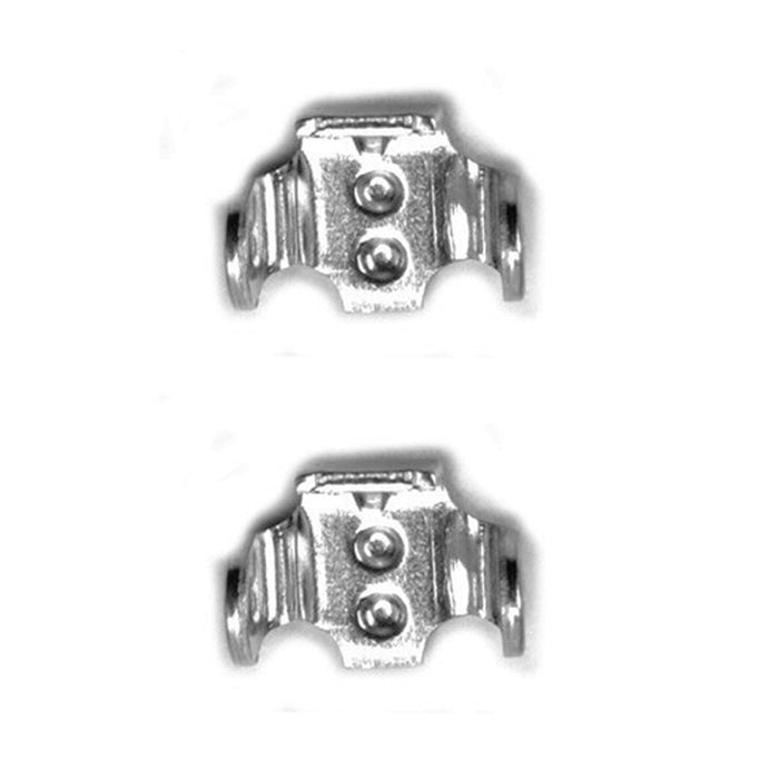 Pack of 2 - Sterling Silver Ear Clips Heavy Lug Only