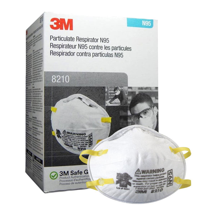 3M 8210 Dust & Mist Respirator N95-Box Of 20 - Otto Frei