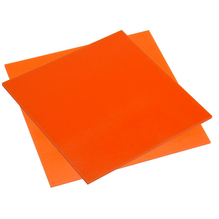 80 Durometer 6 x 6 Urethane Pads-Orange