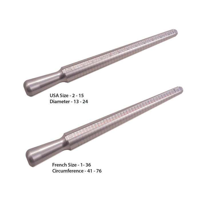 Bergeon 5235 Aluminum Hi-Precision Swiss Ring Stick 1-15 USA - Otto Frei