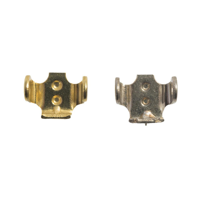 Brass & Nickel Silver Heavy Ear Clip Lug- Packs of 12 - Otto Frei