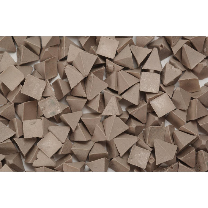 Coarse Cut Brown 1/4" Plastic Pyramids - Otto Frei