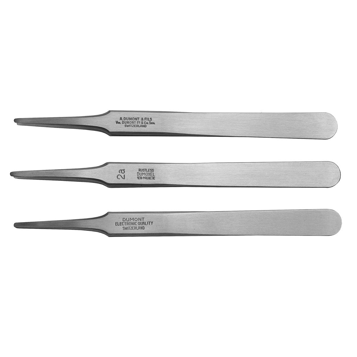 Pinzette Dumont N.1 | Acciaio Inox Per Precisione | Punta Extra Sottile 0.2mm Per Modellismo - Foto 5