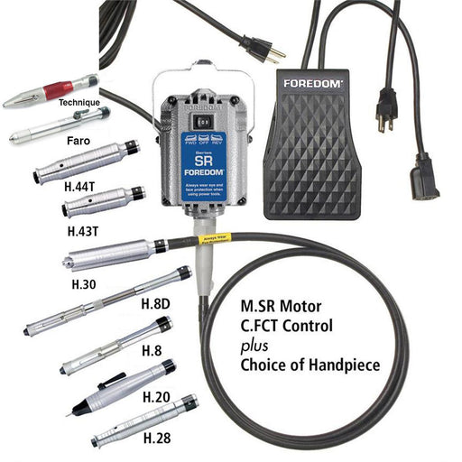 Foredom SR Hang-up Motor, FTC and Choice of Handpiece - Otto Frei