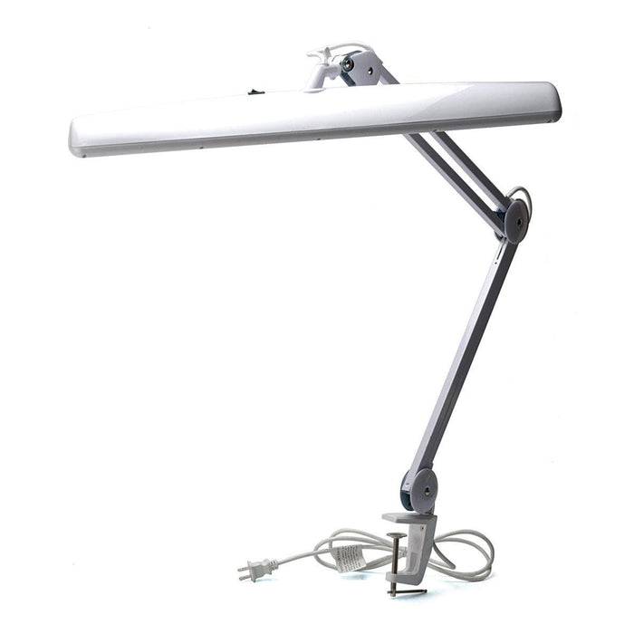 Grobet USA White 3 Bulb Clamp-on Bench Lamp - Otto Frei
