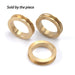 GRS 004-401 Brass Channel Practice Ring-Sold by the Piece - Otto Frei