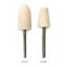 Hard Felt Cone Shaped Points-On 1/8" Shanks-Packs of 3 - Otto Frei