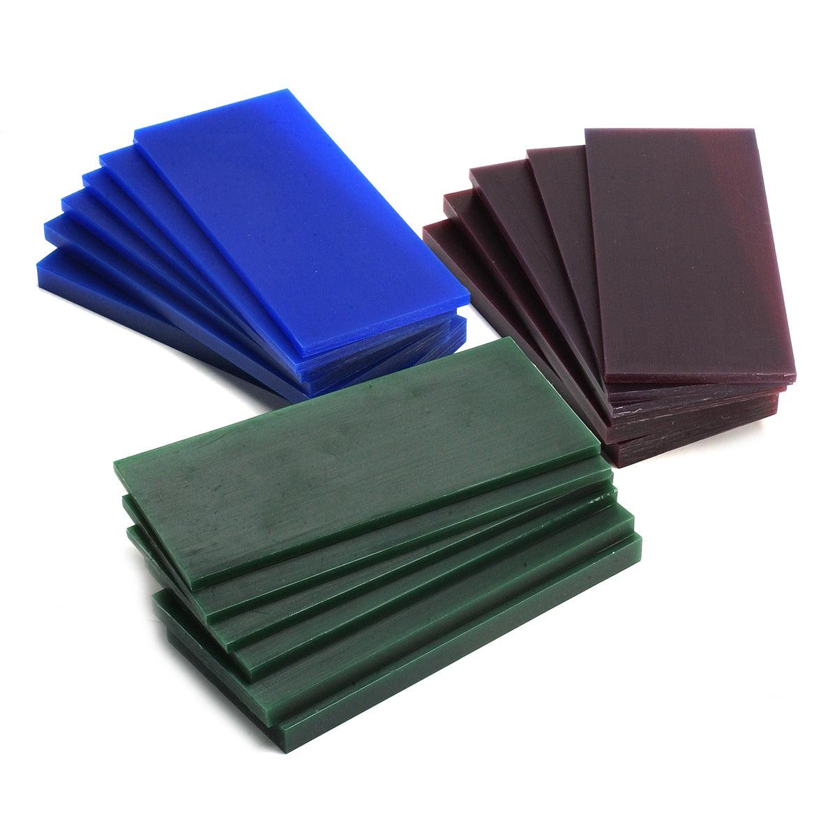 Matt Wax Tablet Slices A-Blue, Purple & Green 6-1/2 x 2-5/8 x Variou —  Otto Frei