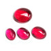 Oval Lab-Created Ruby Cabochon - Otto Frei