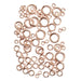 Pink Gold Filled Round Click & Lock Jump Rings - Otto Frei