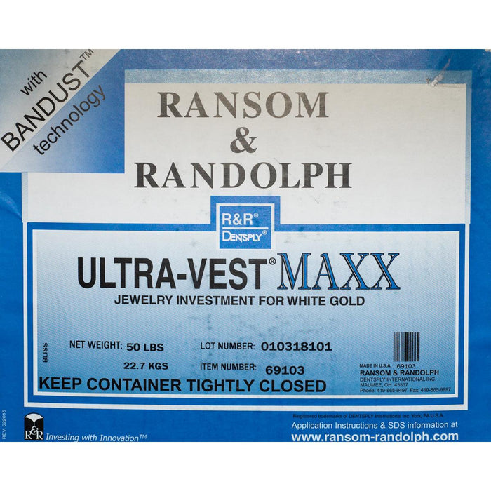 Ransom & Randolph Ultra-Vest MAXX with BANDUST-44 Lb Box - Otto Frei