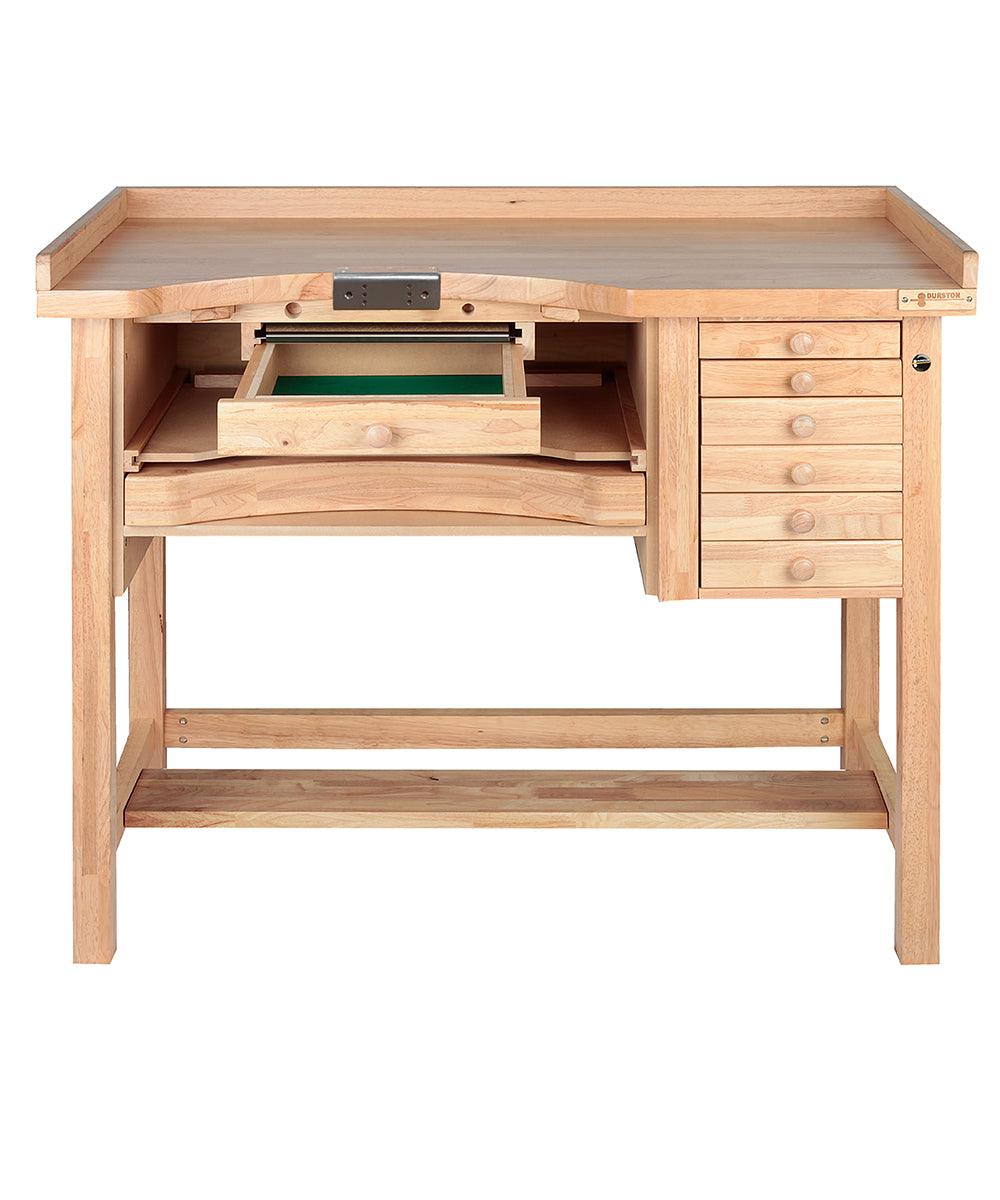Single Wooden Jewelers Bench