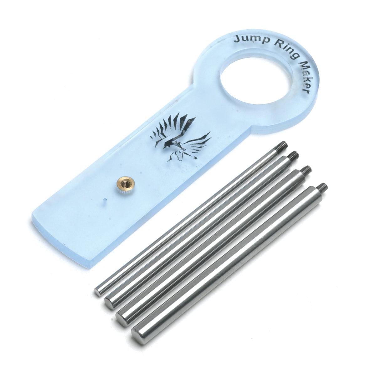 Jump Ring Maker with Cutter and 20 Mandrels Sizes for Gold & Silver Jewelry  Tool