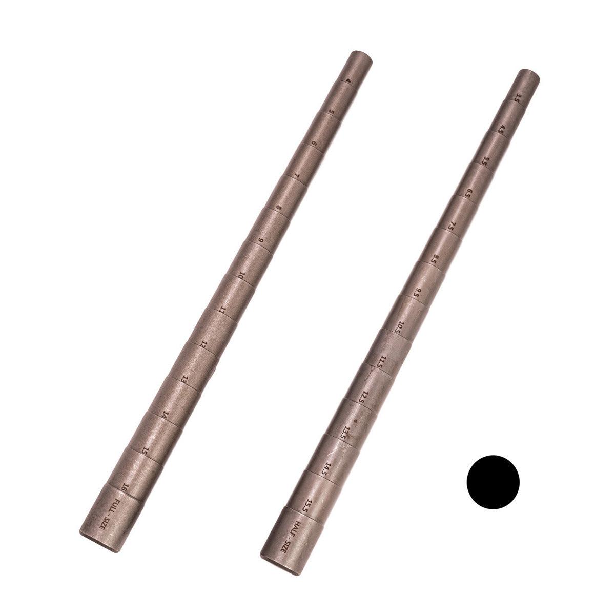 Oval Stepped Hollow Bracelet Mandrel With Tang Sizes: 2”, 2.1⁄4”, 2.1⁄2”,  2.3⁄4”