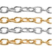 Sterling Silver & Yellow Gold Filled Round Cable Chain 1.2mm - 5 Ft. (60 Inch) Pack - Otto Frei