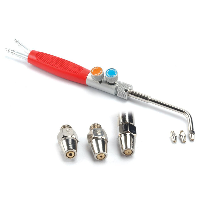 Swiss Torch with Hoke Head & 3 Tips (For Use with Propane or Natural Gas) - Otto Frei