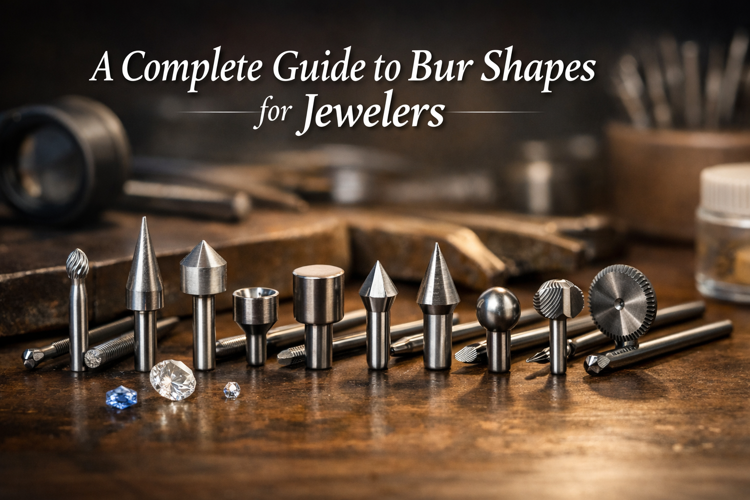 A Complete Guide to Bur Shapes for Jewelers