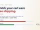Watch your cart earn free shipping: Otto Frei hero card with order value and cart weight progress bars
