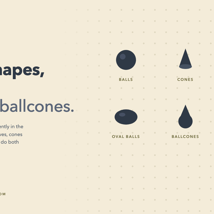 Steel media shape guide graphic with balls cones pins oval balls ballcones and diagonals