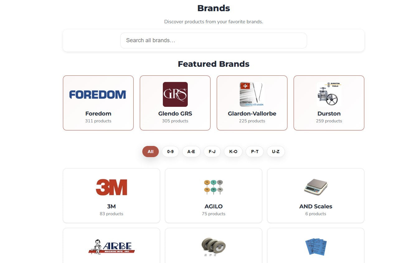 Shop by Brands: One Searchable Directory for 170+ Makers