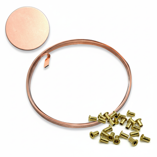 Copper, Brass, Nickel Silver Stampings & Rivets