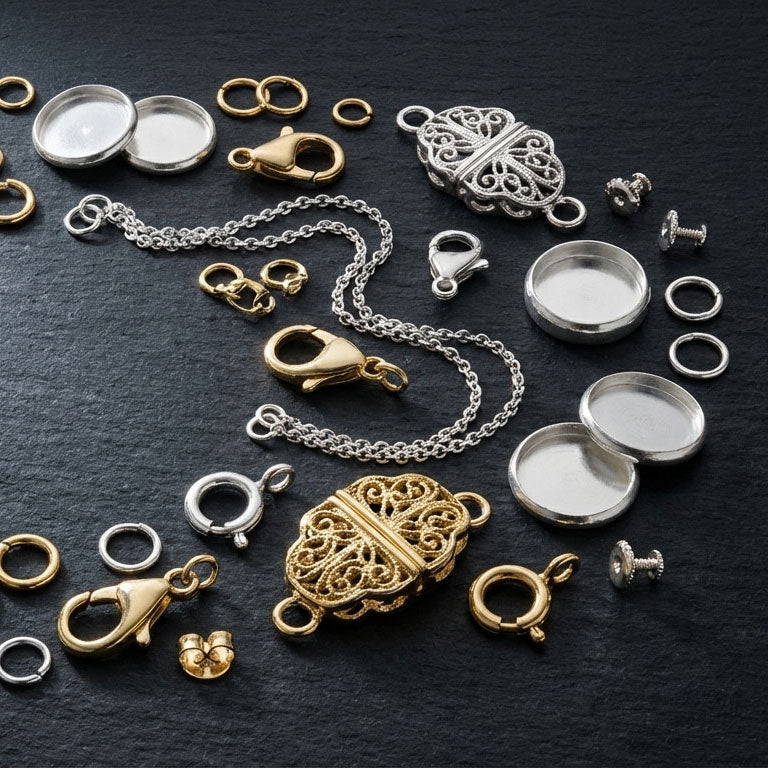 Sterling Silver & Yellow Gold Filled Findings - Otto Frei