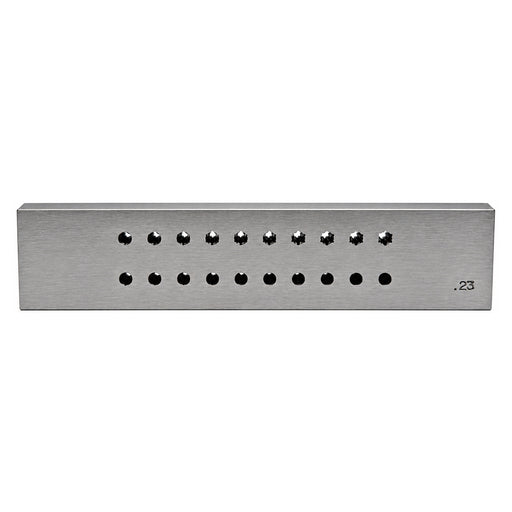 Placa de trefilado con estrella de 6 puntas, de 3 a 1 mm, 20 orificios