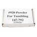 1 Lb Package-920 Dry Powder-Burnishing Compound-For Steel & Porcelain Medias With White Metals - Otto Frei