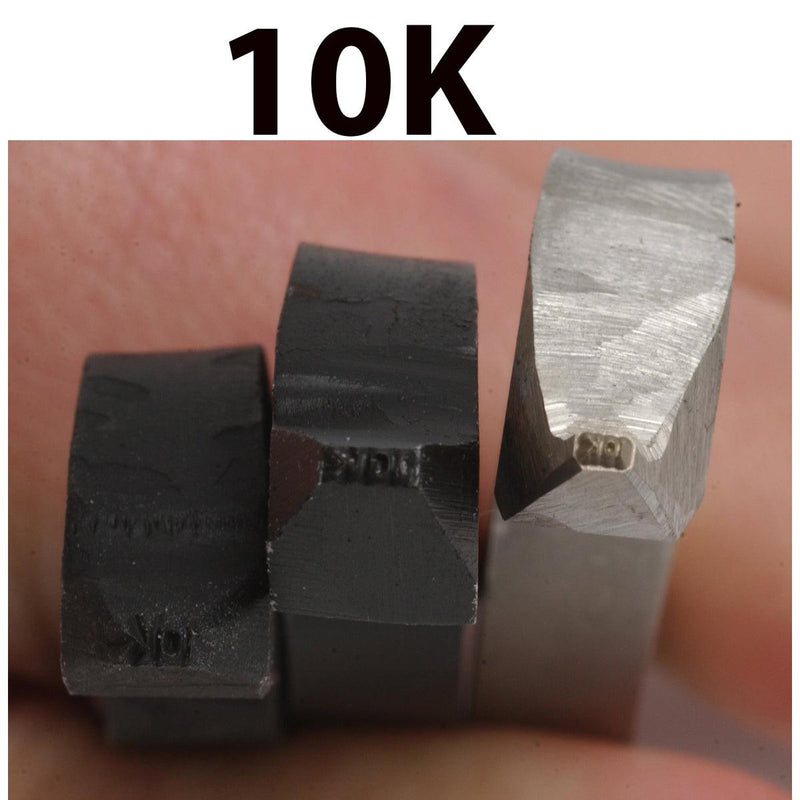 10K Bent Square Shank Hallmark Stamps-3 Sizes - Otto Frei