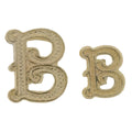 Gold Gotische Initiale 7mm – B - 10K Gelb