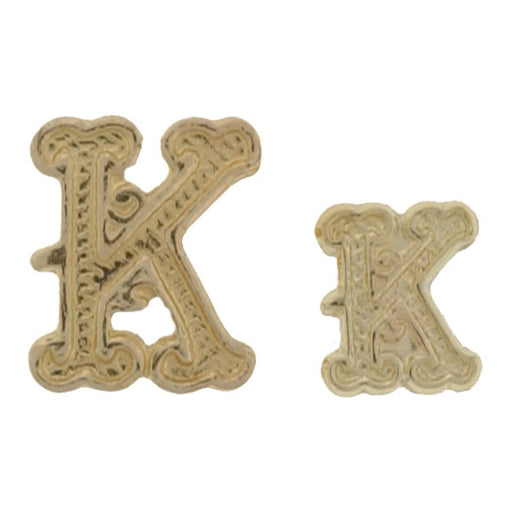 10KY Gothic Initial 9.5mm K - Otto Frei