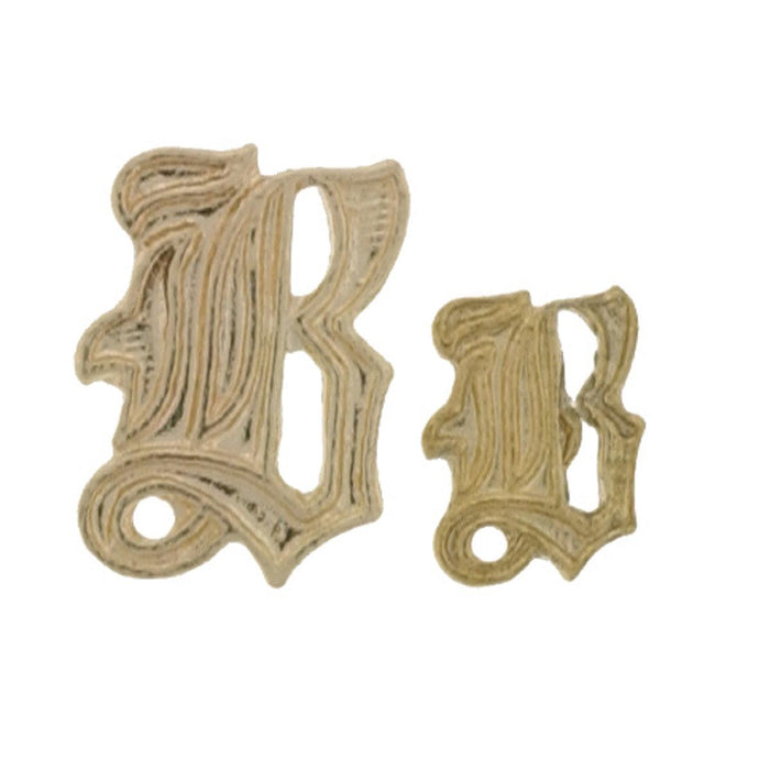 10KY Old English Initial 9.5mm B - Otto Frei