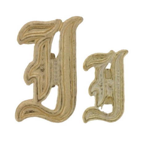 10KY Old English Initial 9.5mm I - Otto Frei
