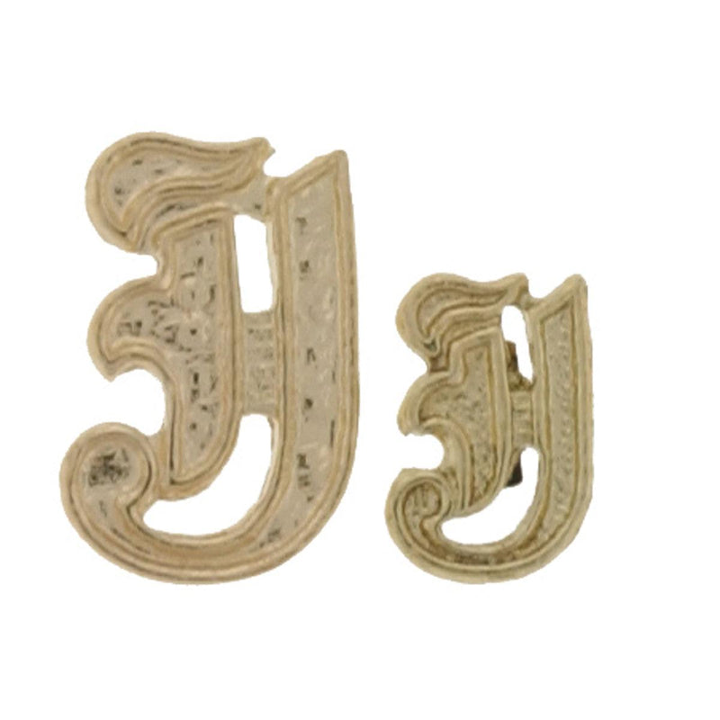 10KY Old English Initial 9.5mm J - Otto Frei
