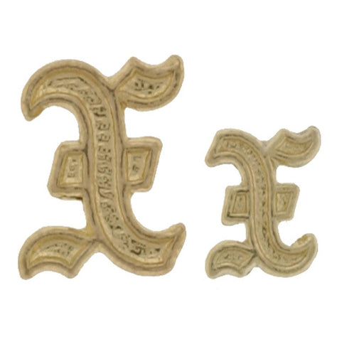 10KY Old English Initial 9.5mm X - Otto Frei