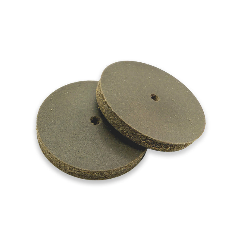 Pack-10 Edenta Swiss Steelmaster Brown 1.3mm x 22mm Square Edge Unmounted Wheel