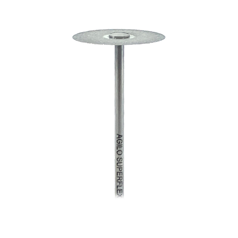 AGILO SUPERFLEX Diamond Disc 0.19mm x 22mm on 3/32" Shanks