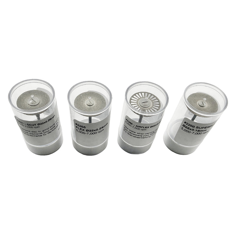 AGILO Diamond Coated Mounted Discs-Kit of 4