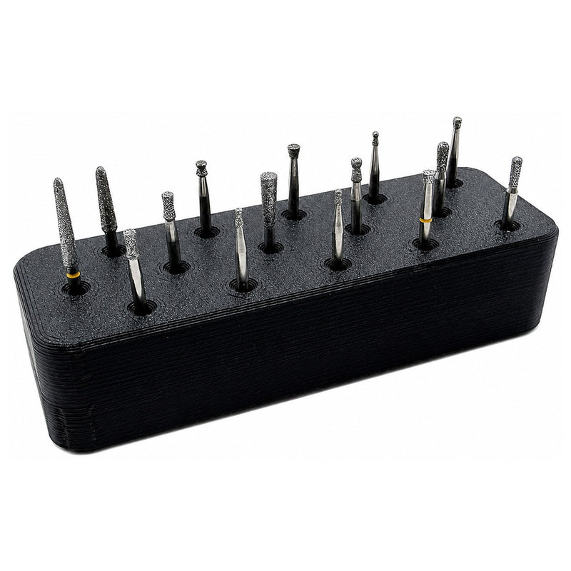 SummaPoint 15 Piece Diamond Burs Set #1- 1/16'' Shanks