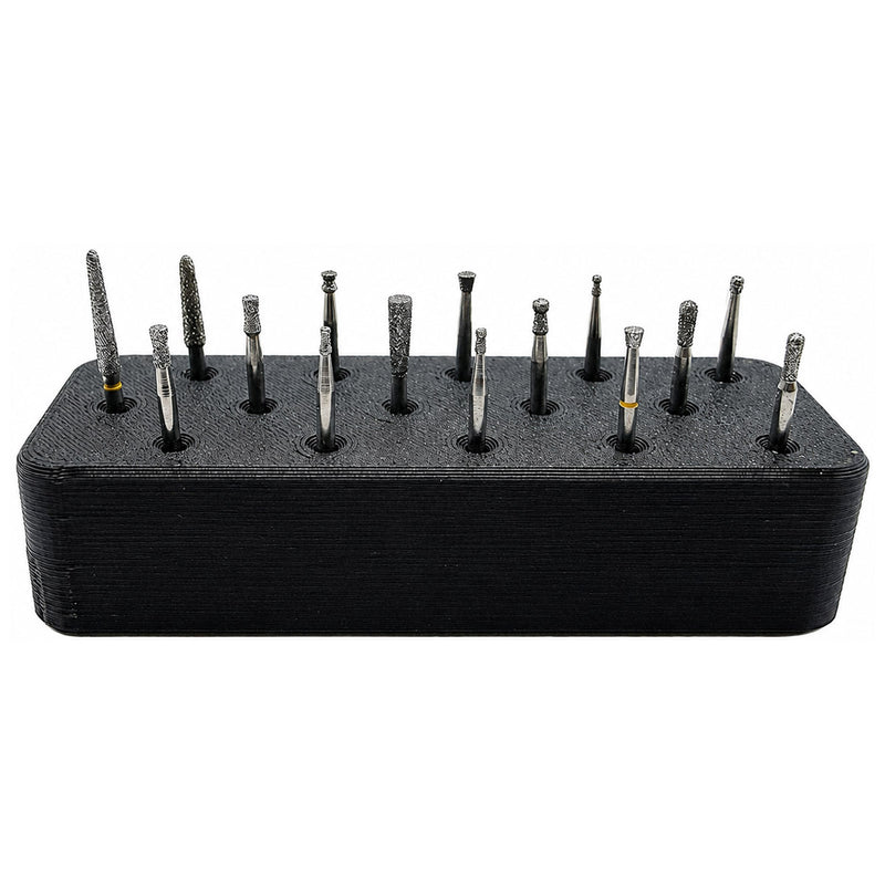 SummaPoint 15 Piece Diamond Burs Set #1- 1/16'' Shanks