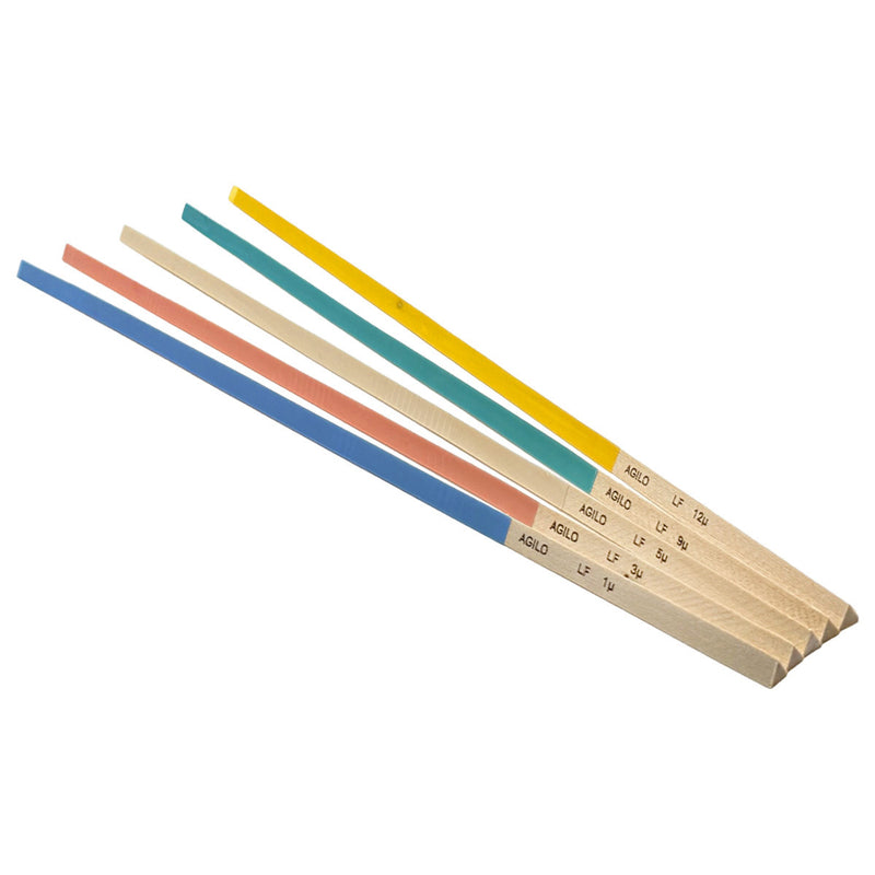 AGILO-LF Lapping Buffing Sticks with LF Film on One Side 1500 Grit - 8000 Grit