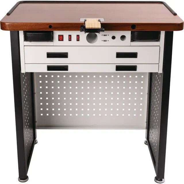 Ikohe GK Smart Workbench | Hardwood Jeweler's Bench with Steel Plate ...