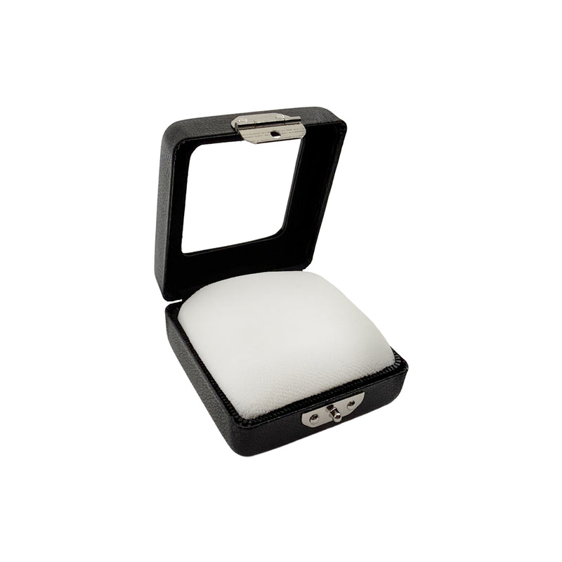Premium Gemstone Display Case-Black/White