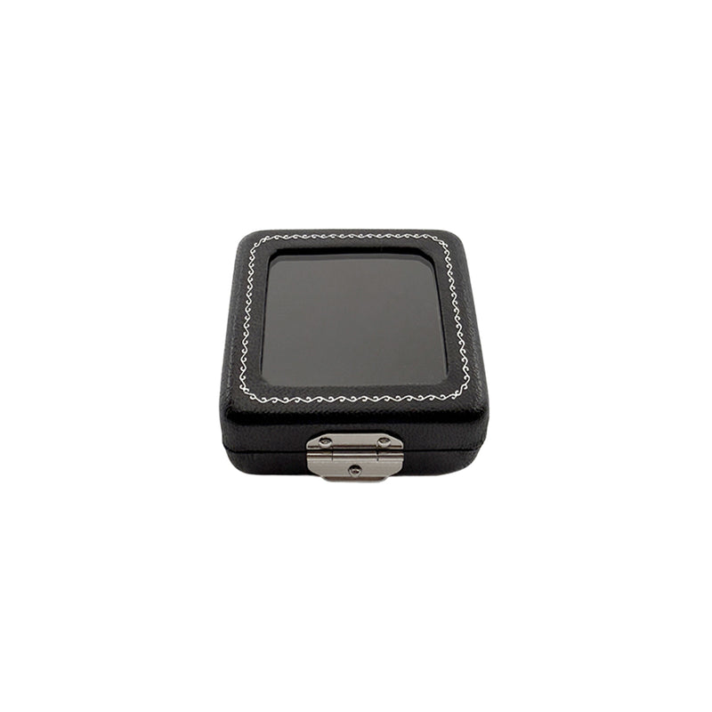 Premium Gemstone Display Case-Black/Black